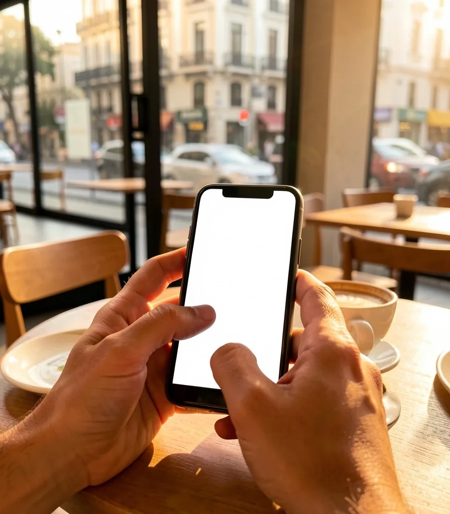 Persona usando una aplicación de banca digital en su teléfono